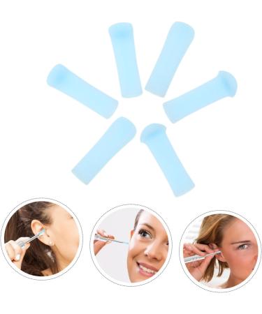 KOCKSHION 6 Pcs Silicone Ear Wax Removal Tips Set Replaceable Ear Cleaner Tools Soft Head for Professional Supplies - Buy Online on GoSupps.com