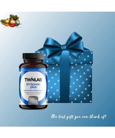 Twinlab Tri-Boron Plus Caps - 3mg 240 Capsules - Bone Health Calcium Supplement - Buy Online on GoSupps.com