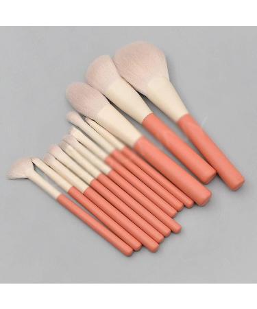 Buy DFHBFG 12 Piece Wood Handle Makeup Brush Set Perfect for Concealer Eye Shadow Blush & Powder | International Shipping Available - Buy Online on GoSupps.com
