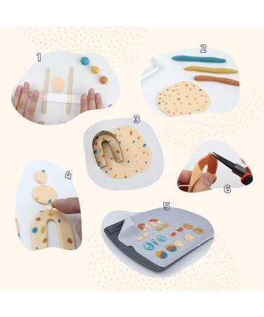 Doodle Hog Polymer Clay Earring Making Kit - DIY 12 Unique Earrings | Jewelry Making Supplies & Tools for Teens, Adults, and Kids 8-12 | Perfect Gift for Creative Crafters - Buy Online on GoSupps.com