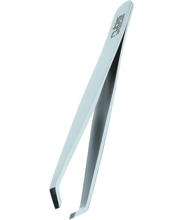 Rubis Crab Tweezers cranked - Eyebrow tweezers for plucking eyebrows angled straight tip
