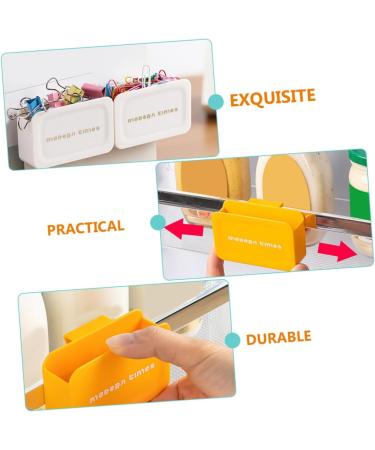 Alipis 4 Pcs Storage Box Fridge Plastic Organizer Tray Refrigerator Seasoning Bag Holder Stationery Mini As Shownx2pcs 8.7X3.4X5.1CMx2pcs - Buy Online on GoSupps.com