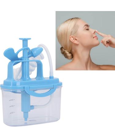 300ml Sinus Rinse Neti Pot Manual Press Nasal Wash for Deep Cleansing with Smoothing Breath Suitable for Home and Travel - Buy Online on GoSupps.com