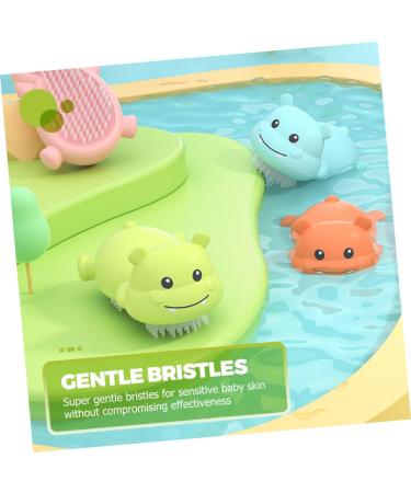 Frcolor 2-in-1 Shampoo Brush & Scalp Massager | Massage Comb & Shower Brush | Ovulation Test Strips & Hair Care Sponge | Wooden Bathing Wadding for Baby & Pebble Gel - Buy Online on GoSupps.com