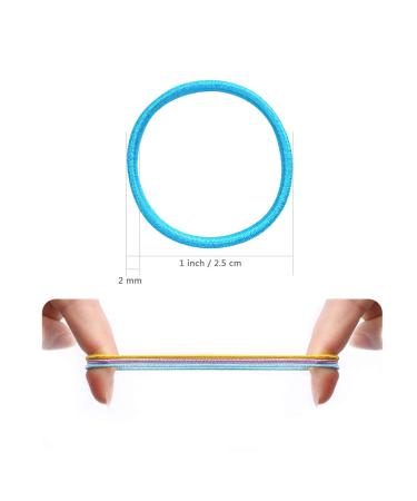200Pcs Small Elastic Baby Hair Ties for Girls - Toddler Ponytail Holders in Color A | Kids Hair Accessories - Buy Online on GoSupps.com