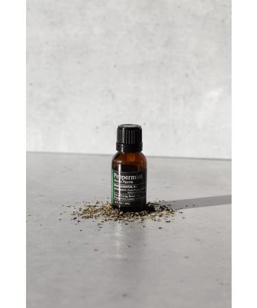 Peppermint Essential Oil (0.5 Fl Oz) - 100% Pure, Batch Tested & Third Party Verified for Premium Quality - Buy Online on GoSupps.com
