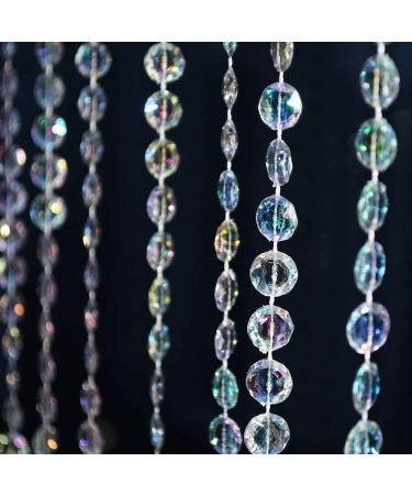 SKY CANDYBAR 99FT DIY Garland Diamond Acrylic Crystal Beads Strand for Wedding & Party Decor - Iridescent - Buy Online on GoSupps.com