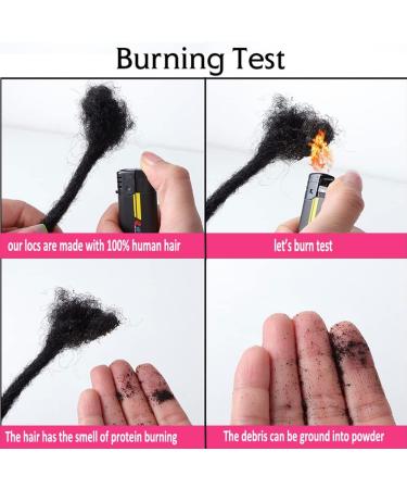 Huarisi 12 Inch Dreadlock Extensions Human Hair 0.2cm Thin Loc Extensions Real Human Hair for Men/Women/Kids 60 Strands Full Handmade Permanent Dreads Extensions Can Be Curled and Bleached - Buy Online on GoSupps.com