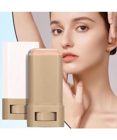 Foundation Stick Balm Moisturizing Tinted Face Balm with Foundation Natural Coverage Concealer Long Lasting Wearable for Vacation Business Appointments and Travel - Buy Online on GoSupps.com