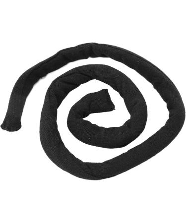 Spiral Lock Hair Ties Dreadlock Accessory Bendable Long Dreadlock Ponytail Holder for Women Men Thick Curly Hair Tie Iron Wire Ponytail Holder Pure Black - Buy Online on GoSupps.com