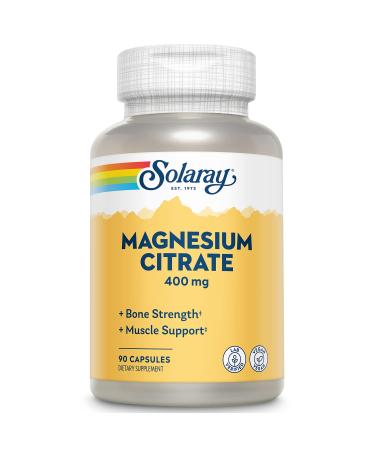 Solaray Magnesium Citrate 400 mg 90 Capsule