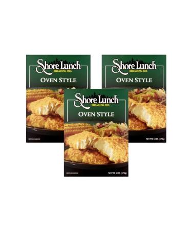 Shore Lunch Oven Style Fish Breading Mix, 6 oz (Pack of 3)