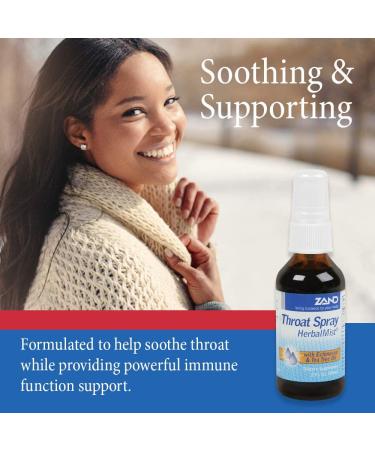 Zand Immunity HerbalMist Throat Spray - Soothing Echinacea & Elderberry Formula (2oz) - Buy Online on GoSupps.com