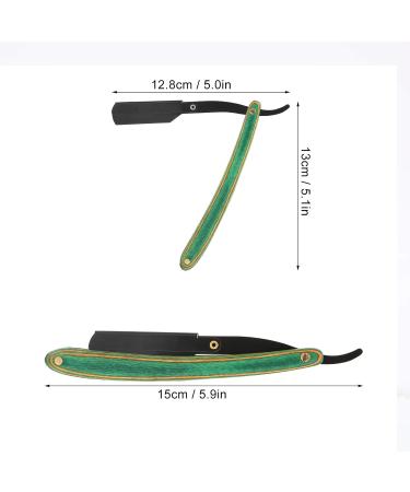 Professional Stainless Steel Straight Edge Razor - Safety-Shaving Apparatus for Home & Salon Use (15 cm) - Buy Online on GoSupps.com