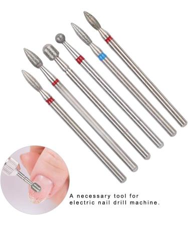 Nail Drill Bits Ceramic Nail Mill Bits Professional Remove Gel Acrylic Cuticle Diamond Tungsten Carbide Tools for Nail Beautify Polishing Clear Care Manicure Pedicure(JG#9) - Buy Online on GoSupps.com