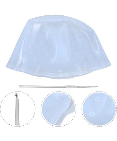 Bonnet de Teinture en Silicone R utilisable 1 Taille Unique lastique avec Crochet pour Salon Coiffure Utilisation Domicile Outil Coiffant Professionnel Couleur Al atoire - Buy Online on GoSupps.com