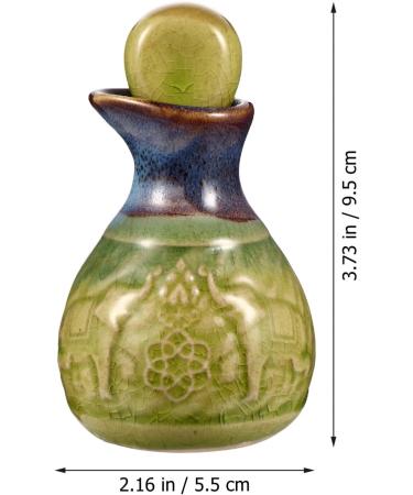 FRCOLOR 1 Set Aromatherapy Bottle Essential Oil Pot Refillable Essential Oil Bottle Ceramic Essential Oil Bottle Ceramic Essential Oil Perfume for Perfume Art Pottery Ceramics Aromatic - Buy Online on GoSupps.com