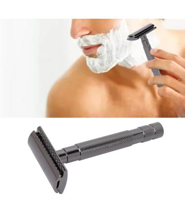 Vintage Style Security Razor - Reusable Double-Sided Slip-Resistant Portable Manual Shaving for Men & Women | Zinclement - Buy Online on GoSupps.com