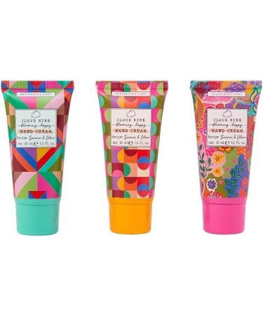 Heathcote & Ivory Cloud Nine Hand Cream Trio - Vegan Gift Set for Women | 3x 30ml Travel Hand Creams | Normal Skin Type - Buy Online on GoSupps.com