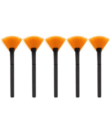 5 Pieces Fan Brushes Face Applicator Brush Soft Fan Brush Acid Applicator Brush Cosmetic Makeup Applicator Tools Mud Cream - Buy Online on GoSupps.com