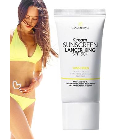 Anloximt Face Sunscreen SPF 50 - Safe and Natural Sunscreen for Men and Women - 60 Sunscreen Cream - Oil-Free and No-Sunscreen for Most Skin Types and Skin Tones - Buy Online on GoSupps.com