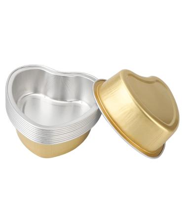Portable Golden Heart Wax Bean Melting Shell - Reusable Aluminum Film High-Temperature Resistant for Hair Removal - Buy Online on GoSupps.com