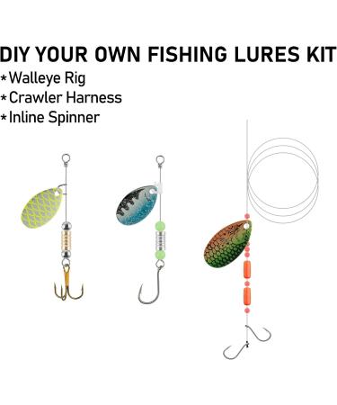 Dr.Fish Spinner Blade Kit - Lure Making Supplies for Walleye, Trout, Salmon, Bass Fishing - #3-20 Pack - Buy Online on GoSupps.com