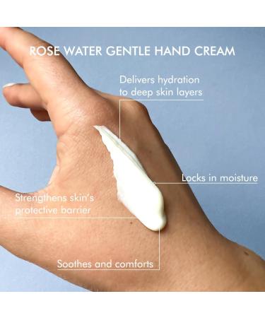 Alteya Organic Organic Rose Water Gentle Hand Cream - 30 ml - Certified Organic - Fast absorbing hand treatment with Rosa Damascena Hydrolat - Hydrating Moisturizing Repairing - Buy Online on GoSupps.com