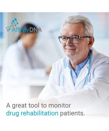 AffinityDNA Home Hair Drug Test Kit | Tests for Amphetamine Methamphetamines Ecstasy MDMA Cocaine Marijuana THC Opiates Codeine Morphine Phencyclidine | Results in 5 Working Days | 5 Panel Test - Buy Online on GoSupps.com