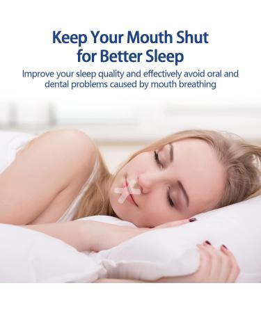 Soanufa 120 pcs Sleep Tape - Gentle Mouth Strips for Improved Nose Breathing | Reduce Mouth Breathing, Enhance Night Sleep, and Instant Snoring Relief - Buy Online on GoSupps.com