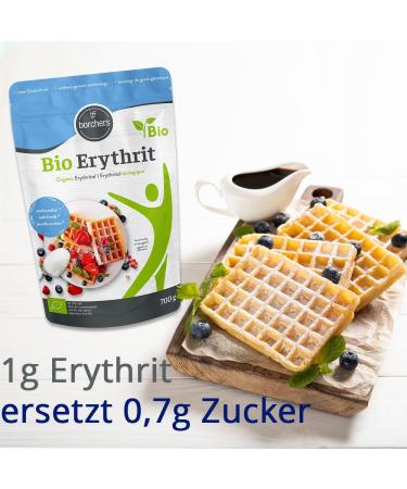 Borchers Organic Erythritol 700g Bag - Sugar-Free Organic Sweetener | Calorie-Free Sugar Substitute - Buy Online on GoSupps.com
