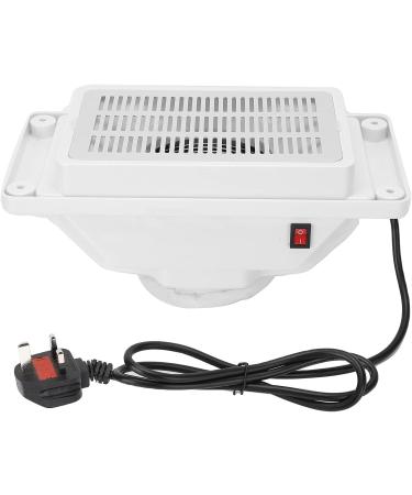 Nail Dust Collector - Professional Quiet Desk Vacuum Cleaner for Nail Art with Electric Fan Filter (UK Plug) - Buy Online on GoSupps.com
