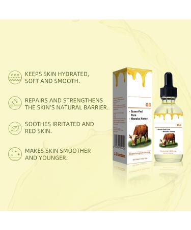  G n rique Face Oil Hydrating Moisturizer Natural Grass Fed Quick Absorbing Smooth and Radiant Ideal for Face Body Dry & Sensitive Skin Daily Routines 60ml - Buy Online on GoSupps.com