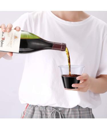 JOLLY CHEF 9 oz Clear Disposable Plastic Cups 100 Pack - Heavy-duty Party Glasses for Wedding & Holiday Parties - Buy Online on GoSupps.com