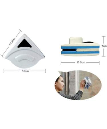 Home Window Wiper Glass Cleaner Tool Double Side Magnetic Brush for Washing Windows Glass Brush Cleaning Tools - Buy Online on GoSupps.com