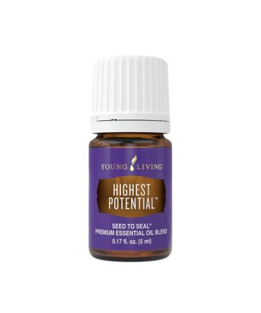 Young Living - Highest Potential Essential Oil 5 ml | Aromatherapy to Help Eliminate Distractions | Confidence-Boosting & Emotional Well-Being Support | Promotes a Positive Mindset