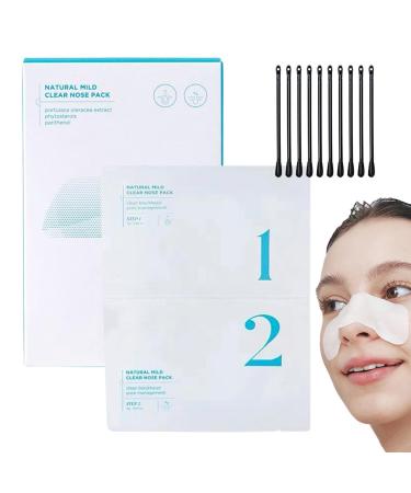Generisch Natural Gentle Nose Cleanser 5 Sets Per Box Nose Pore Strips Nose Remover for All Skin Types