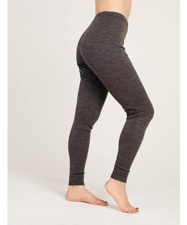 LAPASA Women's 100% Merino Wool Base Layer 250g Midweight Thermal Pants - X-Large Dark Heather Gray - Buy Online on GoSupps.com