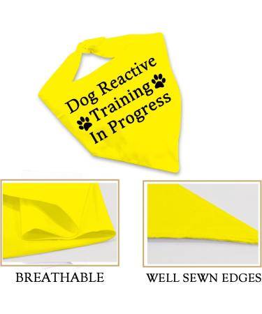 1 Piece Dog Scarf - Reactive Training in Progress | Perfect Gift for Reactive Dogs - Buy Online on GoSupps.com