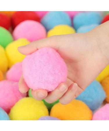 50-pack 2.5 Inch Assorted Pom Poms for DIY Crafts - Vibrant Colors for Creative Decorations - Buy Online on GoSupps.com