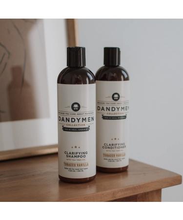 Shop Dandymen Clarifying Shampoo & Conditioner Duo - Tea Tree Oil 11.83 oz | Best International Shipping for Healthy Hair - Buy Online on GoSupps.com