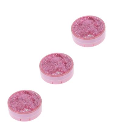 Solustrie 3 sentences Contact lens container contact lens pencil contact lens-organizer case for glitter lenses storage container Colored contact lenses Set Consumer contact lenses.