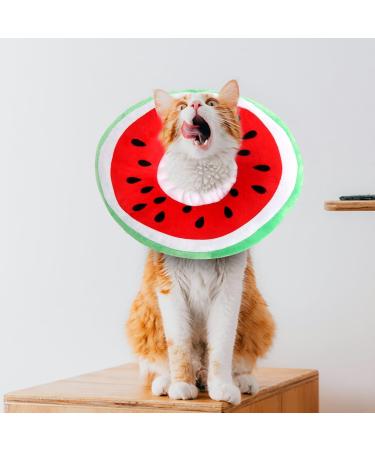 Luckious Adjustable Kitten Cone Collar - Adorable Watermelon Cat Recovery Collar - Soft Cat Cones for Small Cats & Kittens Elizabethan Collars for Kitten Puppy After Surgery (1-3 Pounds) - Buy Online on GoSupps.com
