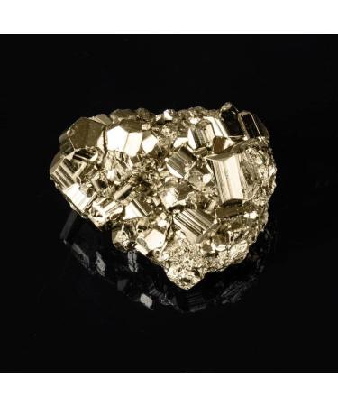 1pc Natural Raw Minerals Pyrite Stone Crystal Decoration Irregular Pyrite Crystals Specimens Decoration (Color : 30-40g)