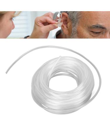 Hearing aid hose hearing aid hoses pre-shaped ear passports sound hose listening amplifier ear hoses hearing aid ear passport hose for DIY headphones (10m) (3.3 x 2 mm/0.13 x 0.08 inches)
