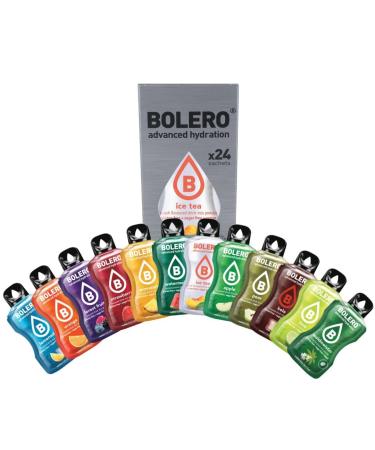 Bolero BEST OF MIX 24x9g | Poudre jus sans sucre dulcor e avec st via + vitamine C | convient aux enfants aux sportifs et aux diab tiques | sans gluten et adapt aux v g taliens.