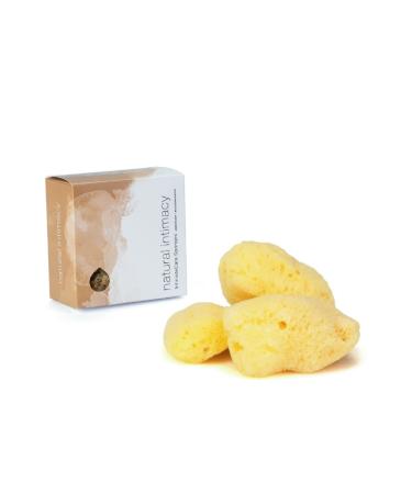 3 FacialCare Sea Sponges - Mediterranean Silk Sea Sponge - Bleached - Perfect for Cleansing Sensitive Skin - Eco-Friendly - Biodegradable.