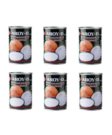 Pamai Pai Sixpack: 6 x 400ml Coconut Milk Aroy-D Coconut Milk Coconut Milk