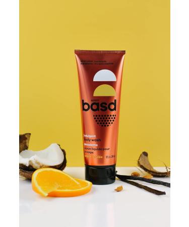 basd Natural Body Wash - Cr me Br l e Scented | Organic, Vegan, Hypoallergenic - 8oz - Buy Online on GoSupps.com