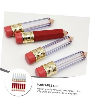  LALADEFIEE 14pcs Empty Lip Gloss Tubes Pencil Shape Reusable Containers For Lip Oil For And Travel - Buy Online on GoSupps.com